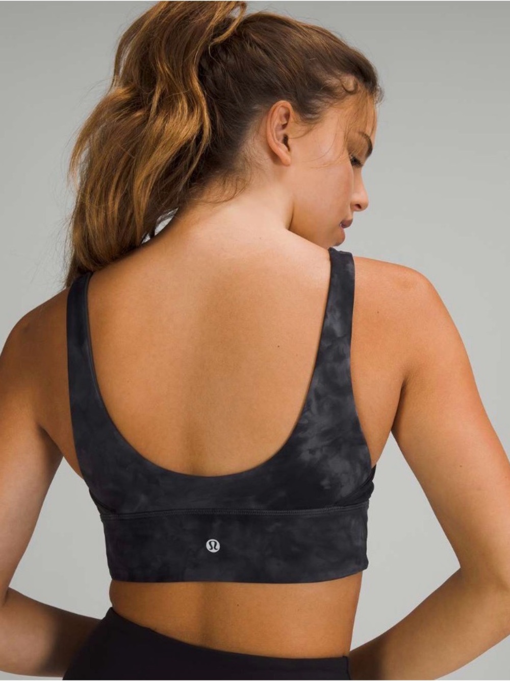 Lululemon Align Reversible Bra Size 8 - Diamond Dye Pitch Graphite Grey, Pilates